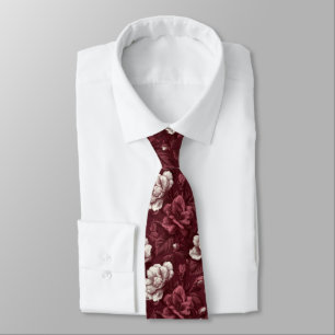 Elegant Birthday Gifts For Him Gardenias Flower Tie