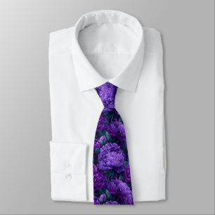 Elegant Birthday Gifts For Husband Peonies Flower Tie