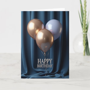Elegant Birthday Glow Card