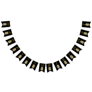 Elegant Birthday Gold White Birdcage Cabin Snow Bunting