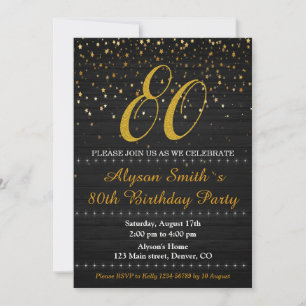 Elegant birthday invitation Adult woman invite