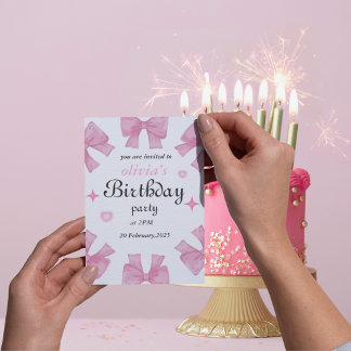 Elegant Birthday Invitation – Make Your Celebratio
