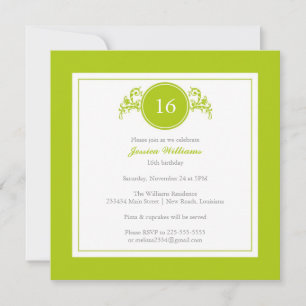 Elegant Birthday Party Invitation