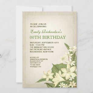 elegant birthday party invitations