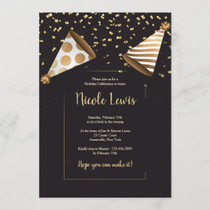 Elegant Birthday Party Invitations (for adults)