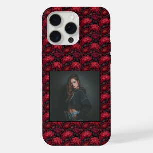 Elegant Birthday Party Peonies Floral Custom iPhone 15 Pro Max Case
