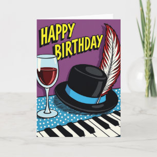 Elegant Birthday Still Life Card