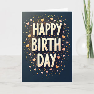 Elegant Birthday Wish Card