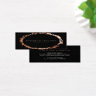 elegant black and FAUX rose gold foil