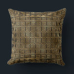Elegant Black and Gold 1920s Art Deco Vintage Cushion<br><div class="desc">Elegant Black and Gold 1920s Art Deco Vintage pattern design</div>