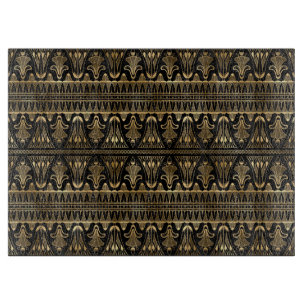 Elegant Black and Gold 1920s Art Deco Vintage Cutting Board