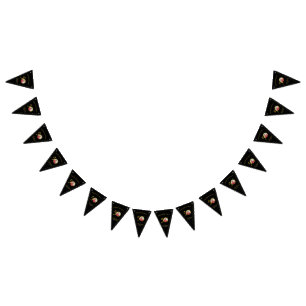 Elegant Black and Gold 50th Birthday Invitation Bunting