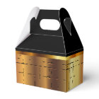 Elegant Black and Gold Favour Box