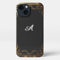 Elegant Black and Gold Frame