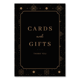 Elegant Black and Gold Gratitude Card