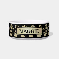 Elegant Black and Gold Pet
