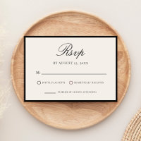 Elegant Black and Ivory Old Money Wedding