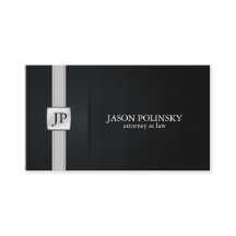 Elegant Black and Silver Attorney At Law