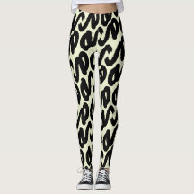 Elegant black and white abstract pattern