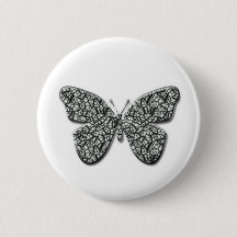 Elegant Black And White Butterfly