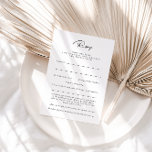 Elegant Black and White Calligraphy RSVP Card<br><div class="desc">Designed to coordinate with for the «Modern Classic» Wedding Invitation Collection. To change details,  click «Personalise». View the collection link on this page to see all of the matching items in this beautiful design or see the collection here: https://bit.ly/3rQMpxU</div>