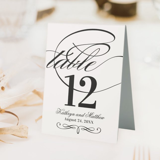 Elegant Black and White Calligraphy Script Wedding (Creator Uploaded)