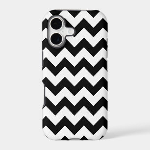 elegant black and white chevron stripes