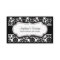 Elegant Black and White Damask Business Cards