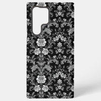 Elegant Black and White Damask - Vintage Baroque