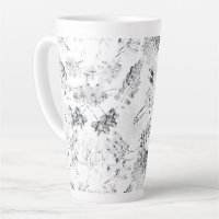 Elegant black and white floral design showcasing d
