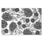 Elegant Black and White Floral