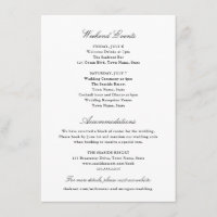 Elegant Black and White Hotel and Weekend Events