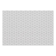 Elegant Black and White Japanese Wave Pattern gift