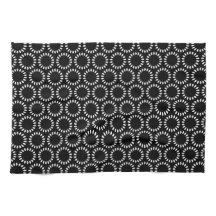Elegant Black and White Petal Mandala Pattern