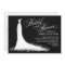 Elegant Black and White Wedding Gown Bridal Shower