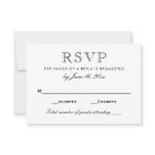 Elegant Black and White Wedding