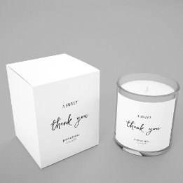 Elegant Black and White Wedding Theme Favour Box