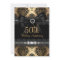 Elegant Black Bow & Damask Gold 50th Anniversary 2