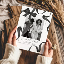 Elegant Black Bow Photo