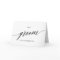 Elegant Black Calligraphy To My Groom