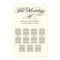 Elegant Black Calligraphy Wedding Seating Chart