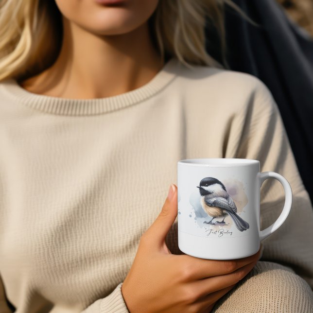  Elegant Black Cap Chickadee Coffee Mug (Creator Uploaded)