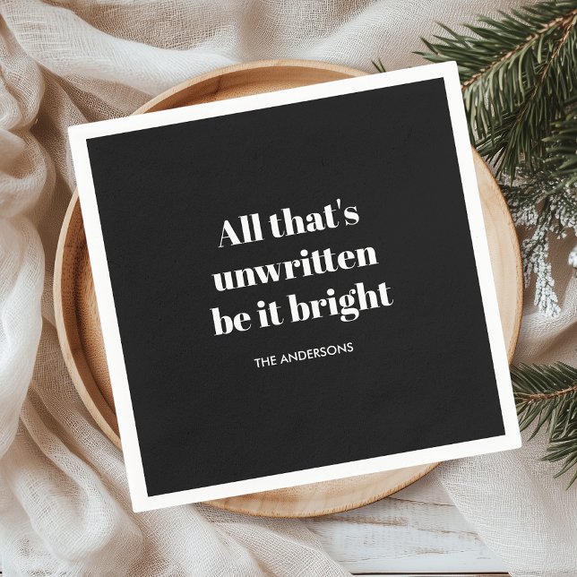 Elegant Black Christmas Napkin | Classic Holiday  (Creator Uploaded)