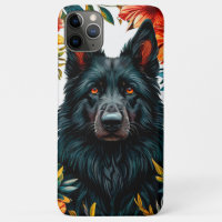 🐶 Elegant Black Dog Portrait Pet Lover Style 📱💫