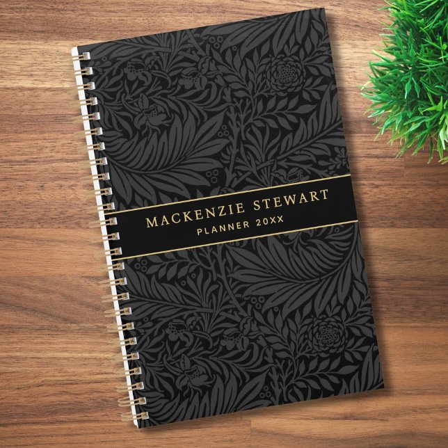 Elegant Black Floral Pattern 2026 Planner (Creator Uploaded)