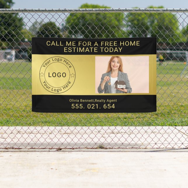 Elegant Black & Gold Banner (Insitu)