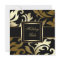 Elegant Black Gold Damask Party Invitations