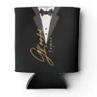 elegant black gold Groom Bachelor Party  Seltzer C