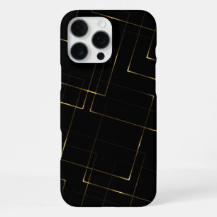 Elegant Black & Gold Marble iPhone 16 Pro Max Case
