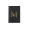 Elegant Black Gold Monogram Script Name Stylish